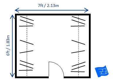 design a closet no corners