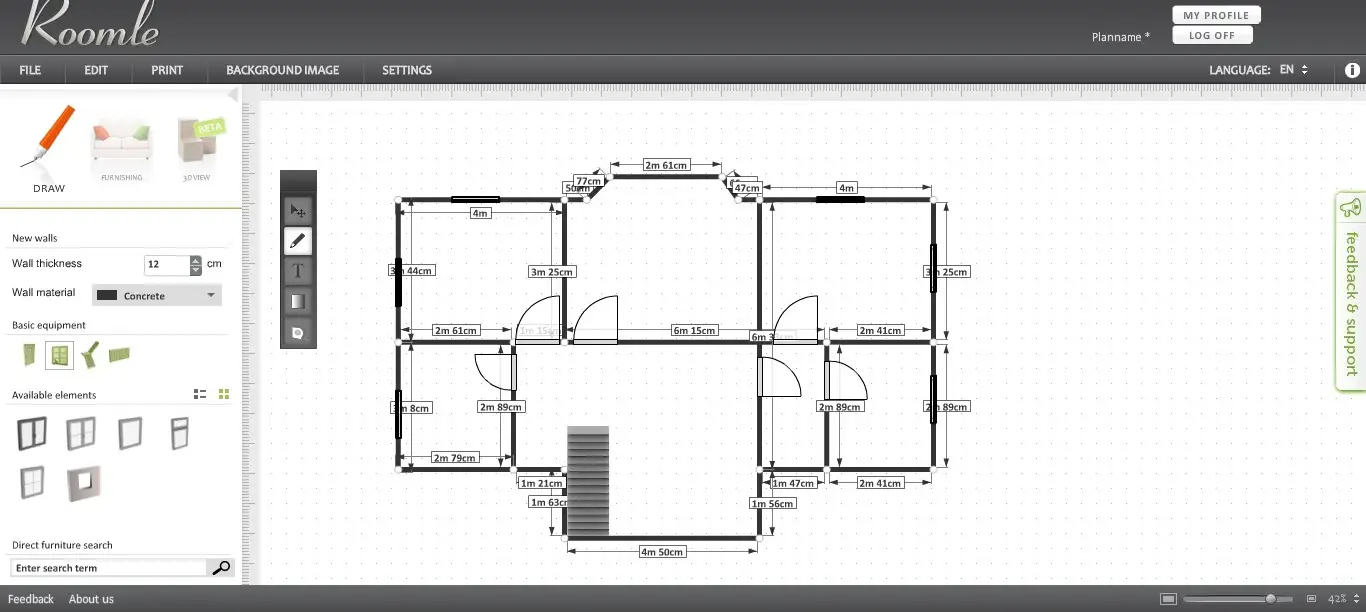 review of freeware floor plan software