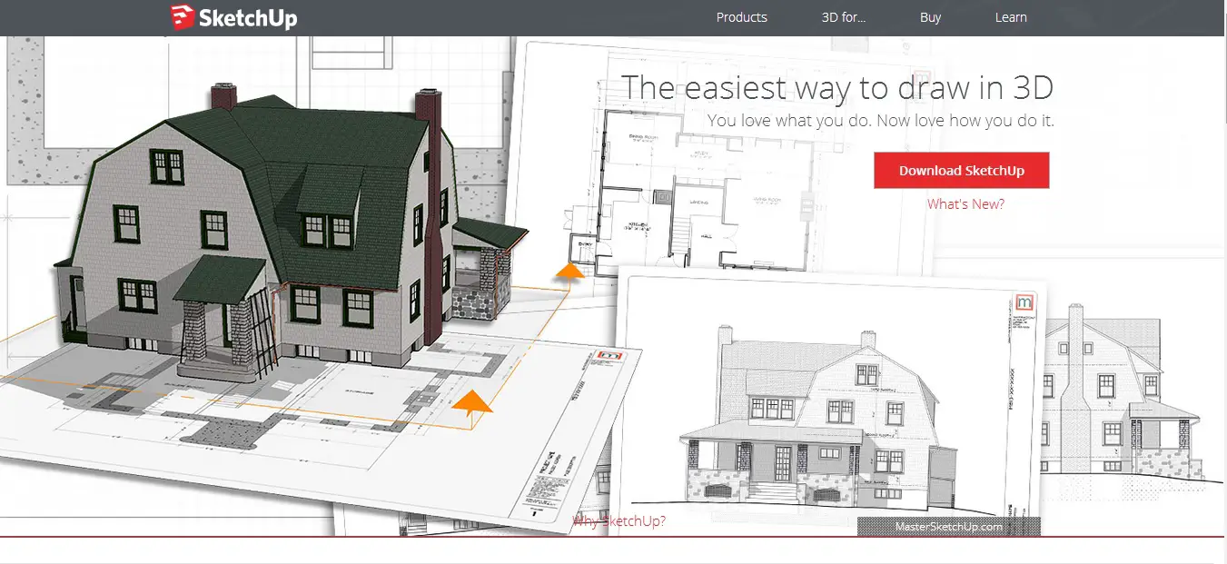 google sketchup house plans