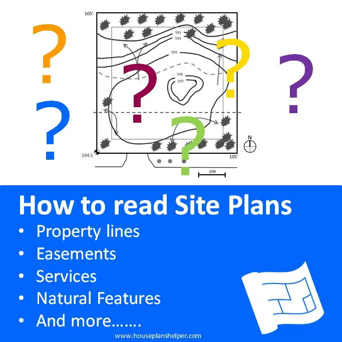 how to read site plans