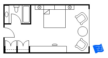 master bedroom floor plan standard hotel layout