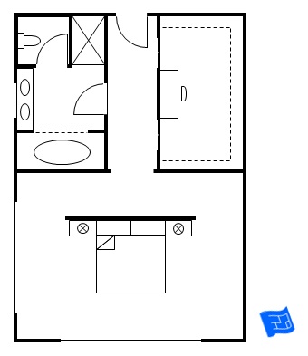 master bedroom floor plan vestibule entry 3
