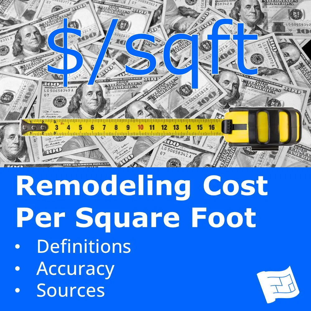 Remodeling Cost Per Square Foot