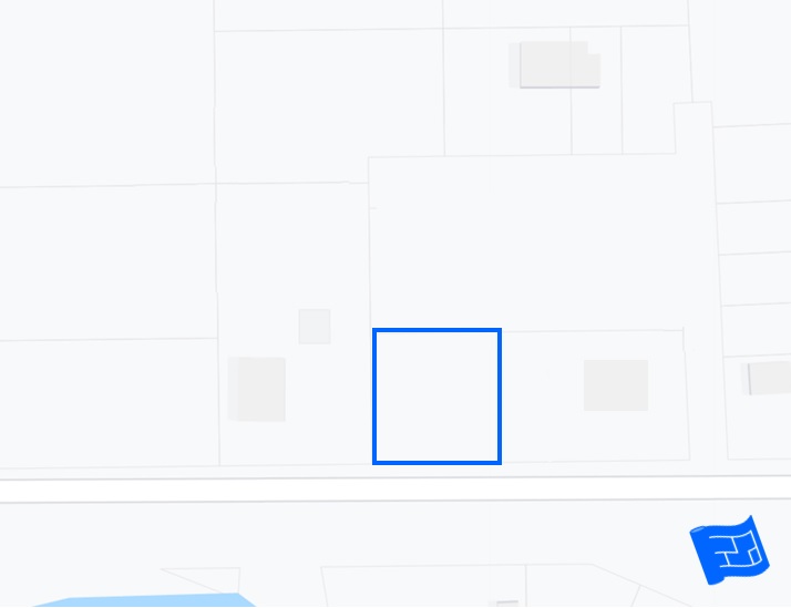 site with property line with surrounding properties